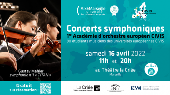 Συναυλία της συμφωνικής ορχήστρας CIVIS (16/4/2022)