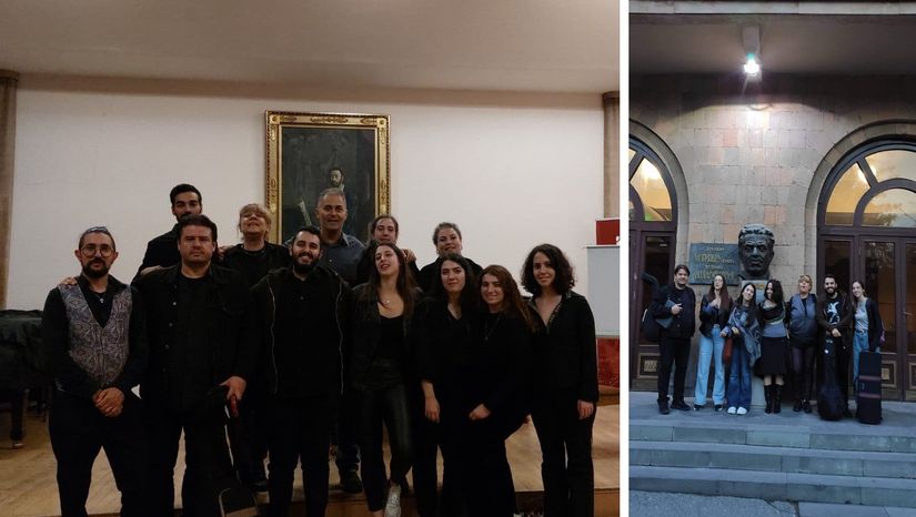 ΤΟ ΤΜΗΜΑ ΜΟΥΣΙΚΩΝ ΣΠΟΥΔΩΝ TOY EKΠΑ ΣΕ ΑΠΟΣΤΟΛΗ ΣΤΟ ΥΕRΕVAN/ΑΡΜΕΝΙΑ (16-22/10/2022)